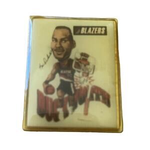 Kevin Duckworth 1990-1991 NBA Blazers Star Pin 91/92 Series A-49 Vintage